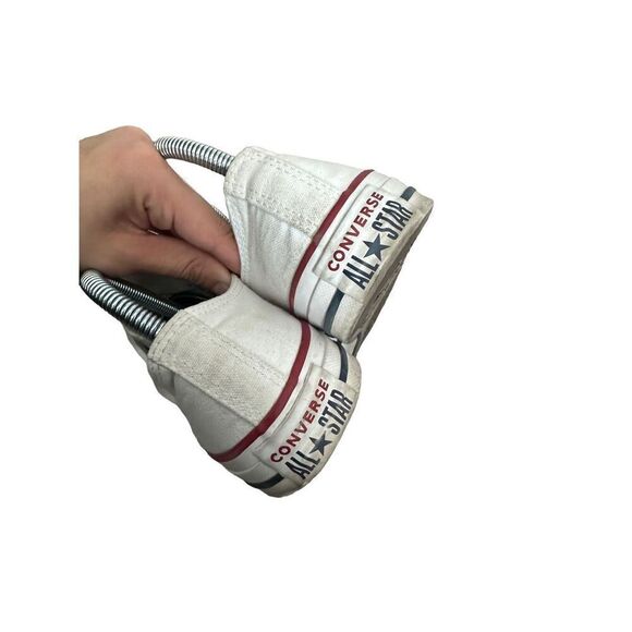 converse all star low top canvas shoes lace up low top sneakers white women’s 7 - Picture 6 of 8